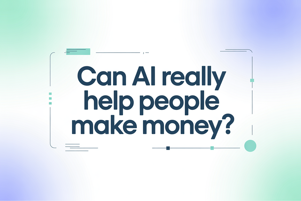 Can AI Really Help People Make Money?